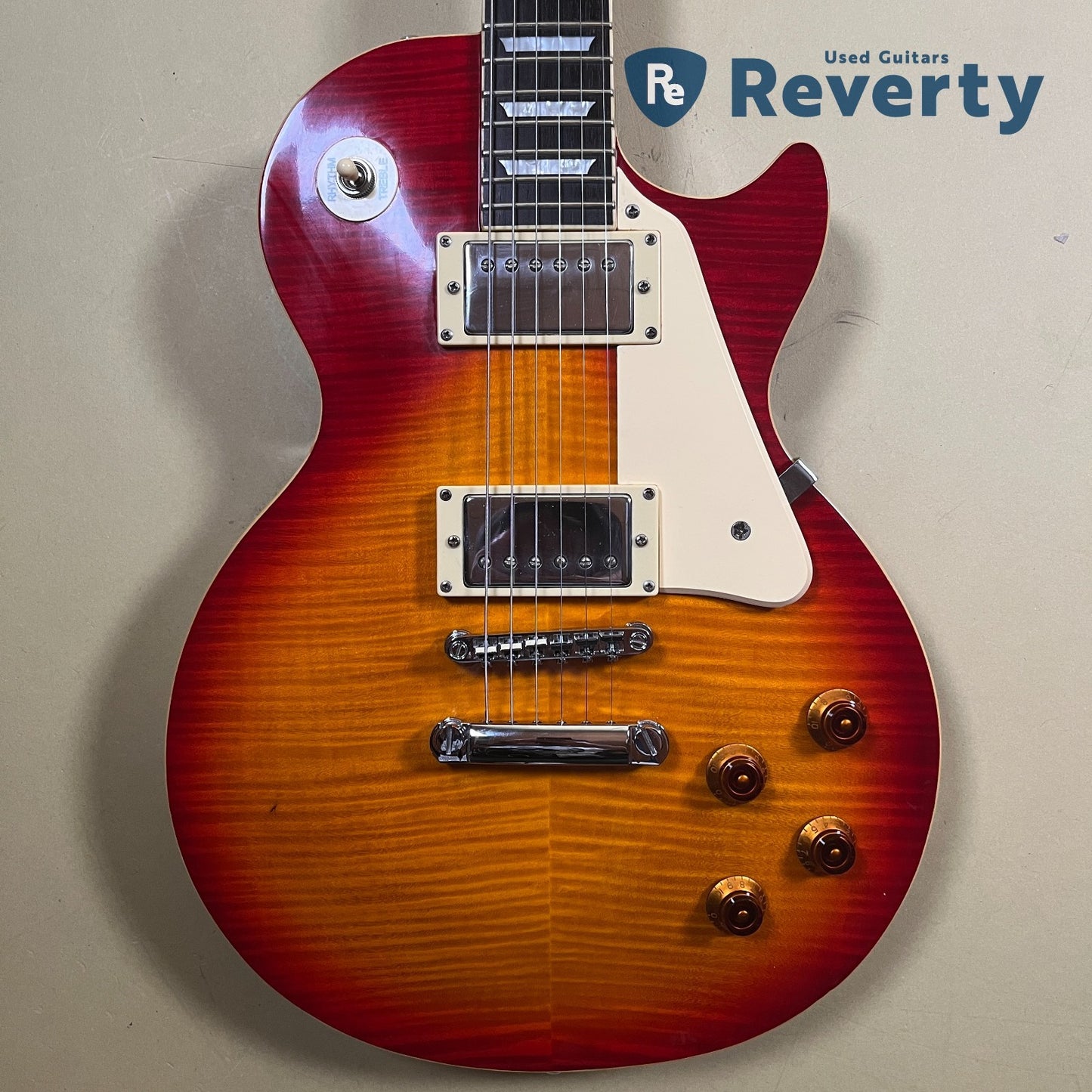 K-ON! KLP-YUI Yui Hirasawa Les Paul Model Electric Guitar w/Original Hard Case