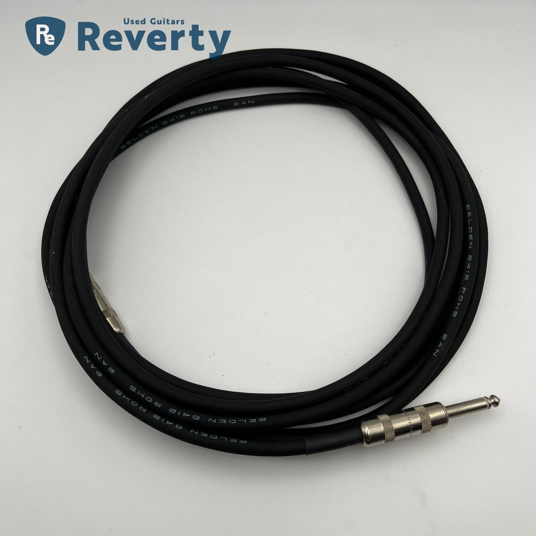 Belden 8412 ROHS 2AN Guitar Cable 2.5m(8.2ft) &amp; 4.5m(14.8ft) Black Used