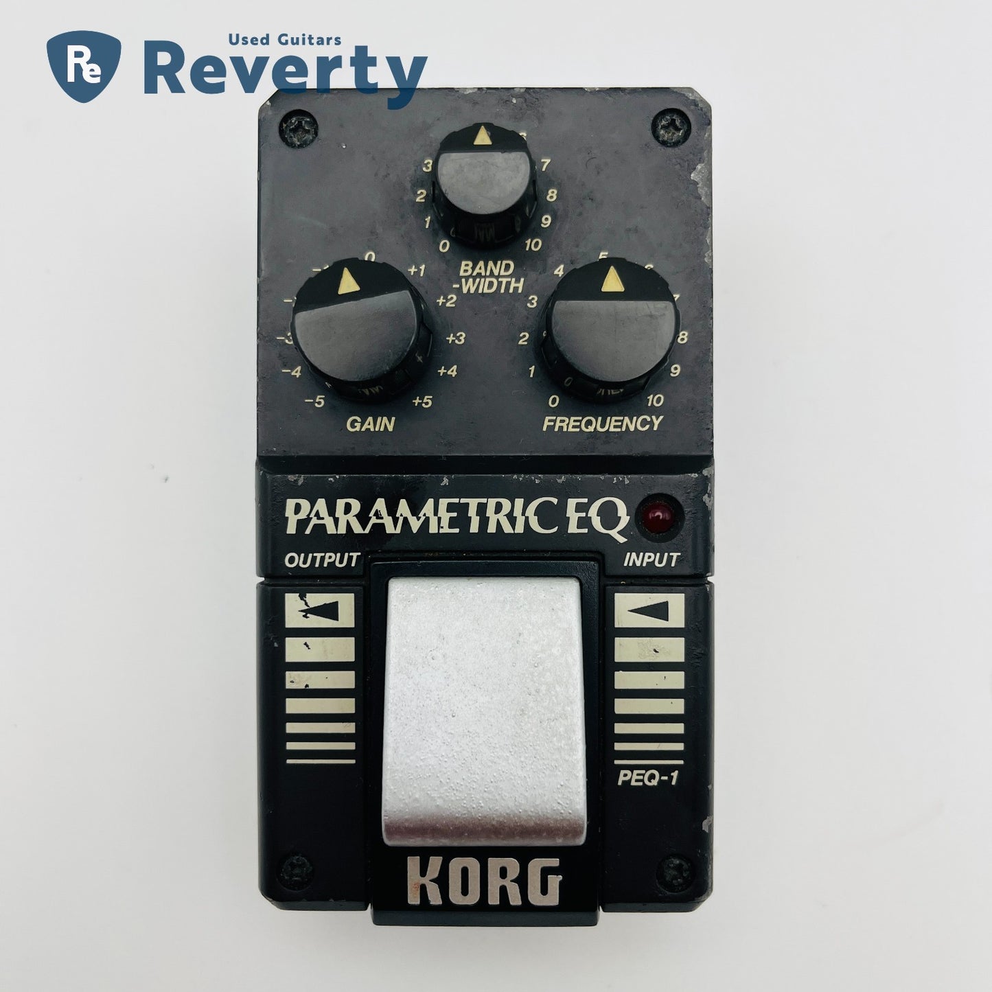 Korg PEQ-1 Parametric EQ 1980s Vintage Guitar Effect Pedal Made In Japan Used