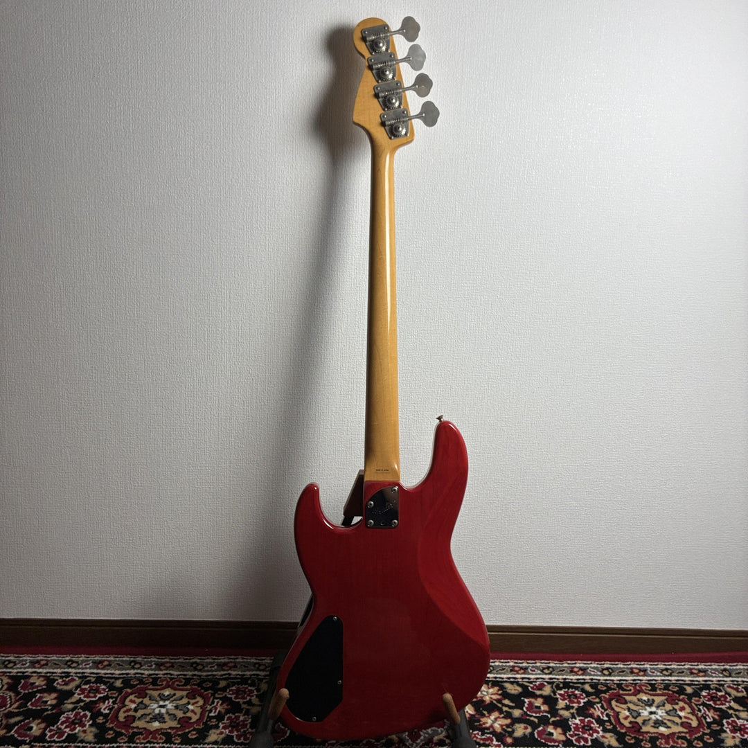 1987-88 Fender Japan Pro Feel Jazz Bass JBR-80R Trans Red MIJ Fujigen G-Serial