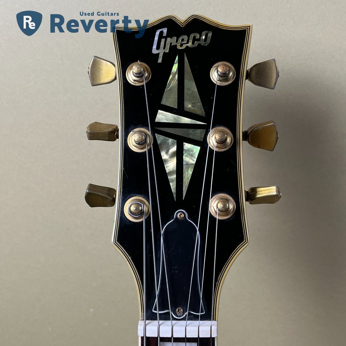 Greco EGC-550 1990s Black Les Paul Custom model Electric Guitar Used