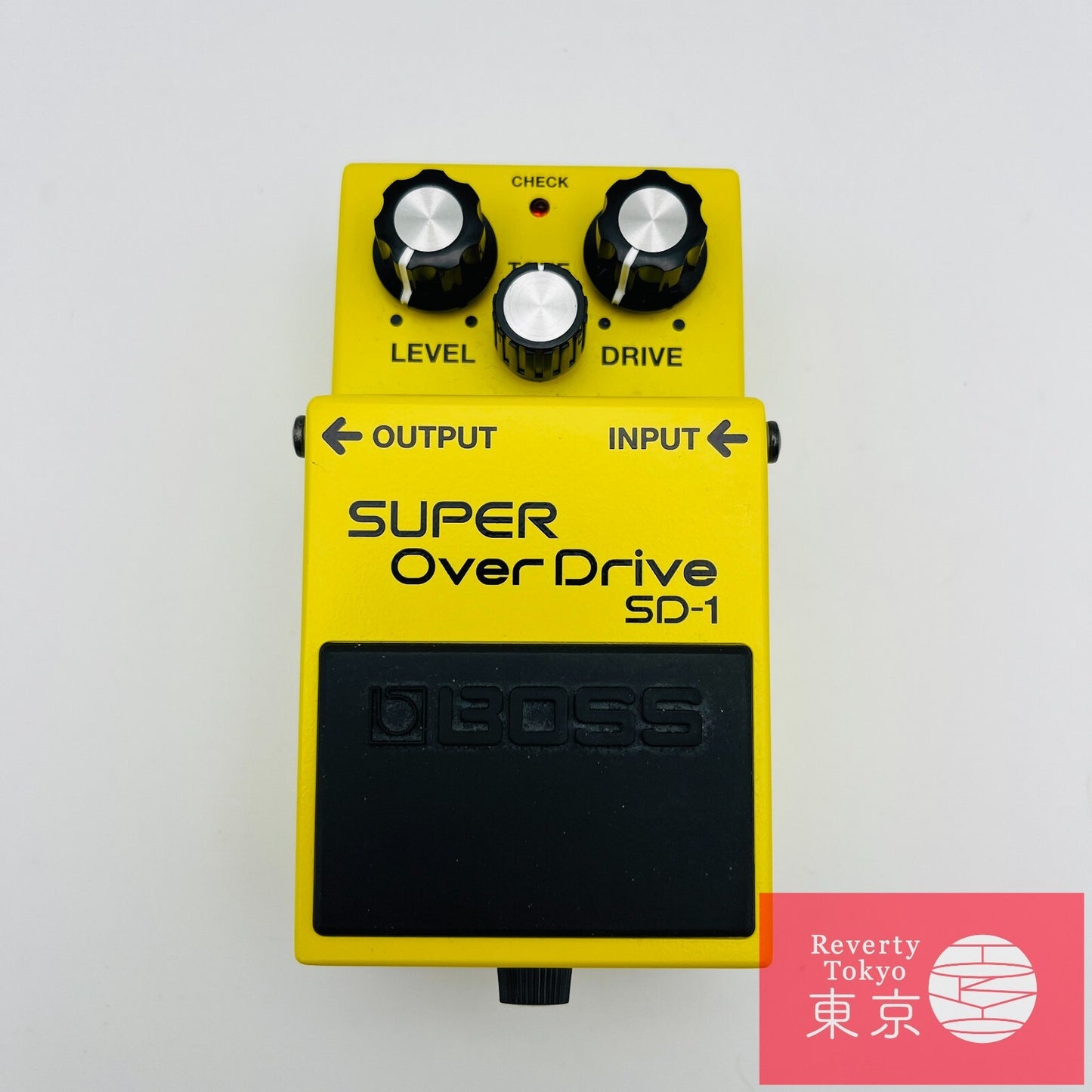 Boss SD-1 Super OverDrive Guitar Effect Pedal Made in Malaysia with Box Used