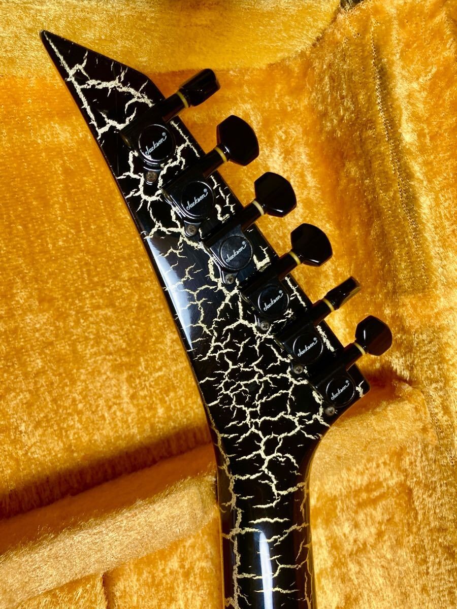 Charvel SL-145 Circa Soloist Gold Crackle Made in Japan Guitar w/ Hard Case
