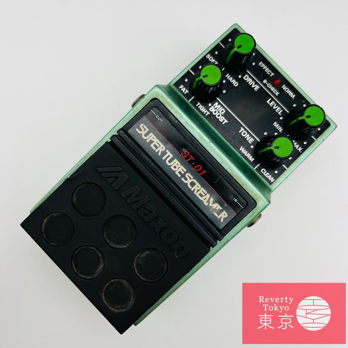 Maxon ST-01 Super Tube Screamer Guitar Effect Pedal Made in Japan Used
