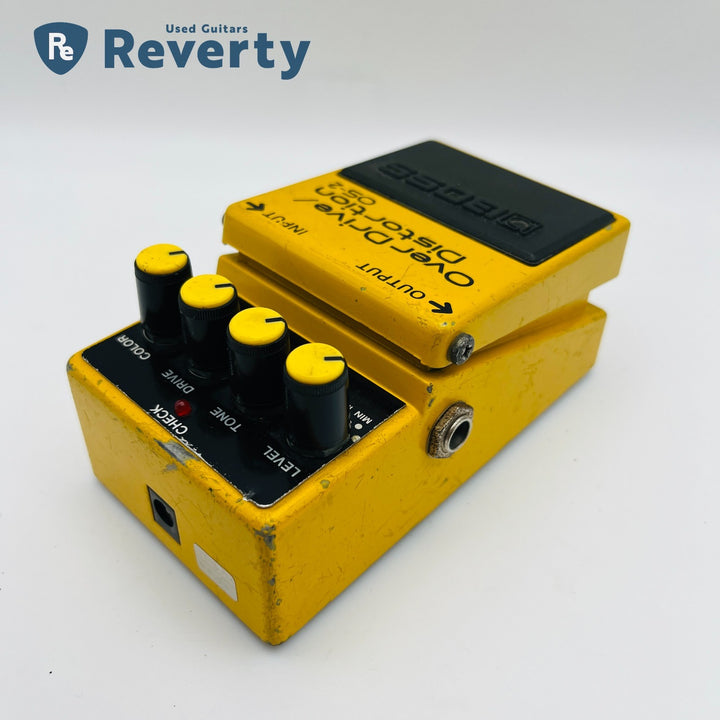Boss OS-2 OverDrive / Distortion Guitar Effect Pedal Made in Taiwan Used