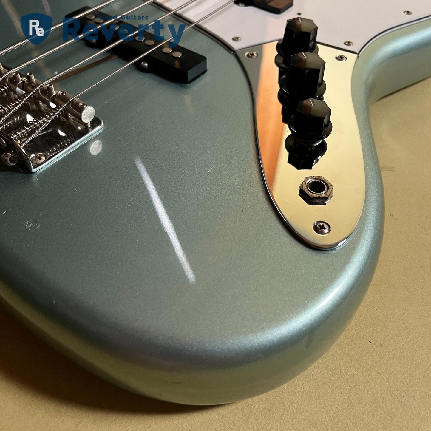 Fender JB62  '62 Reissue Jazz Bass Ocean Turquoise Metallic Made in Japan Used