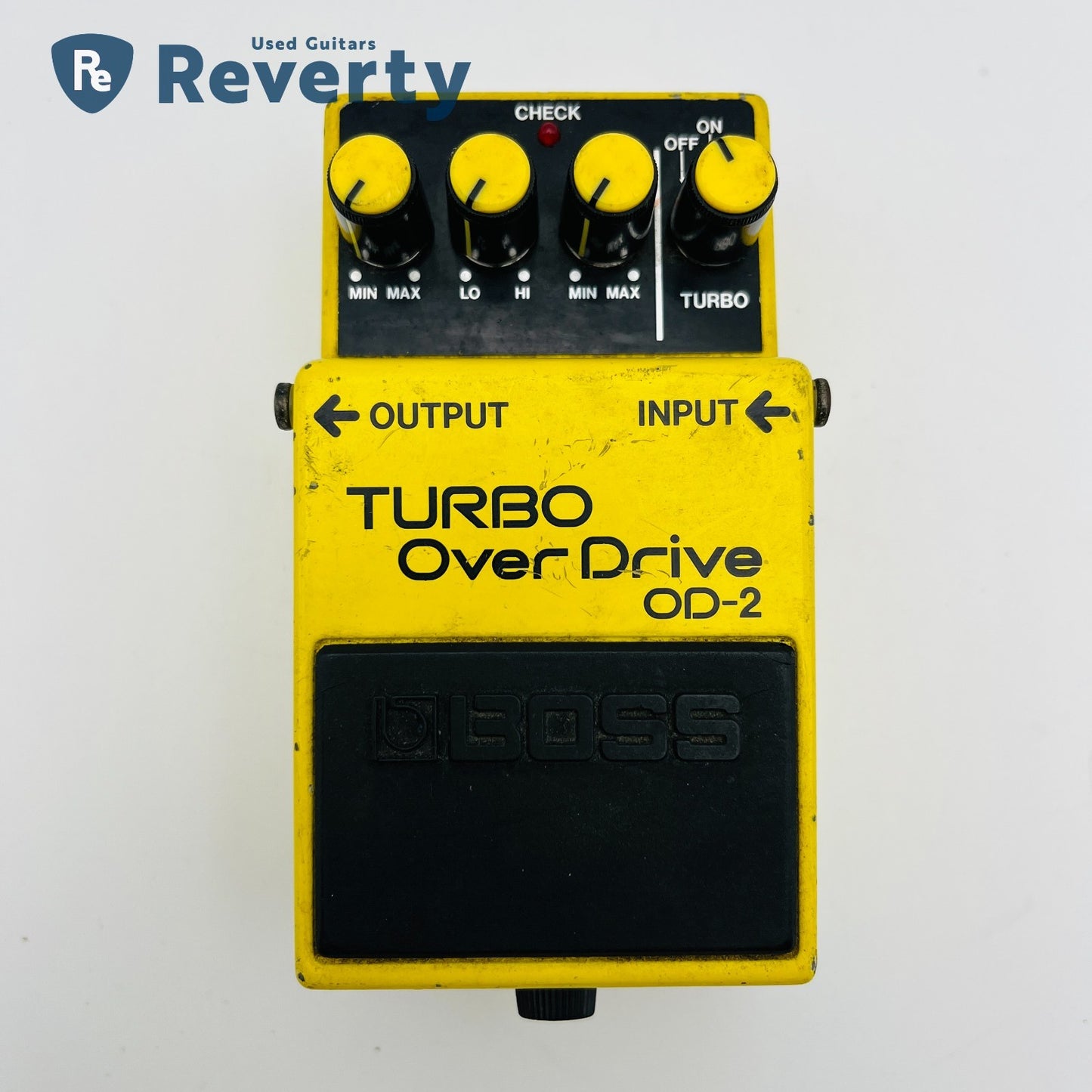 Boss OD-2 Turbo OverDrive Guitar Effect Pedal Made in Japan 1980s Used