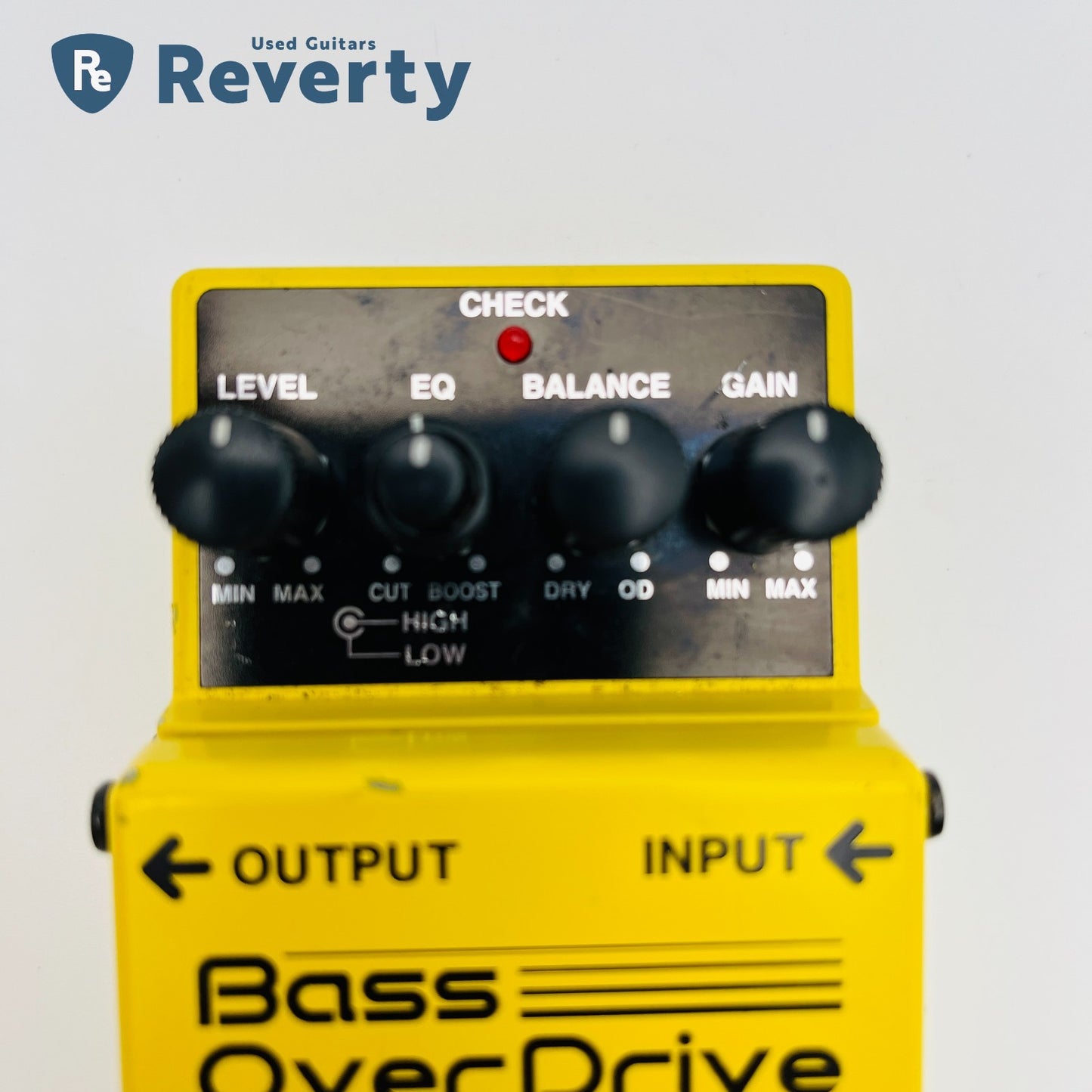 Boss ODB-3 Bass OverDrive Effect Pedal Made in Taiwan Silver Label Used