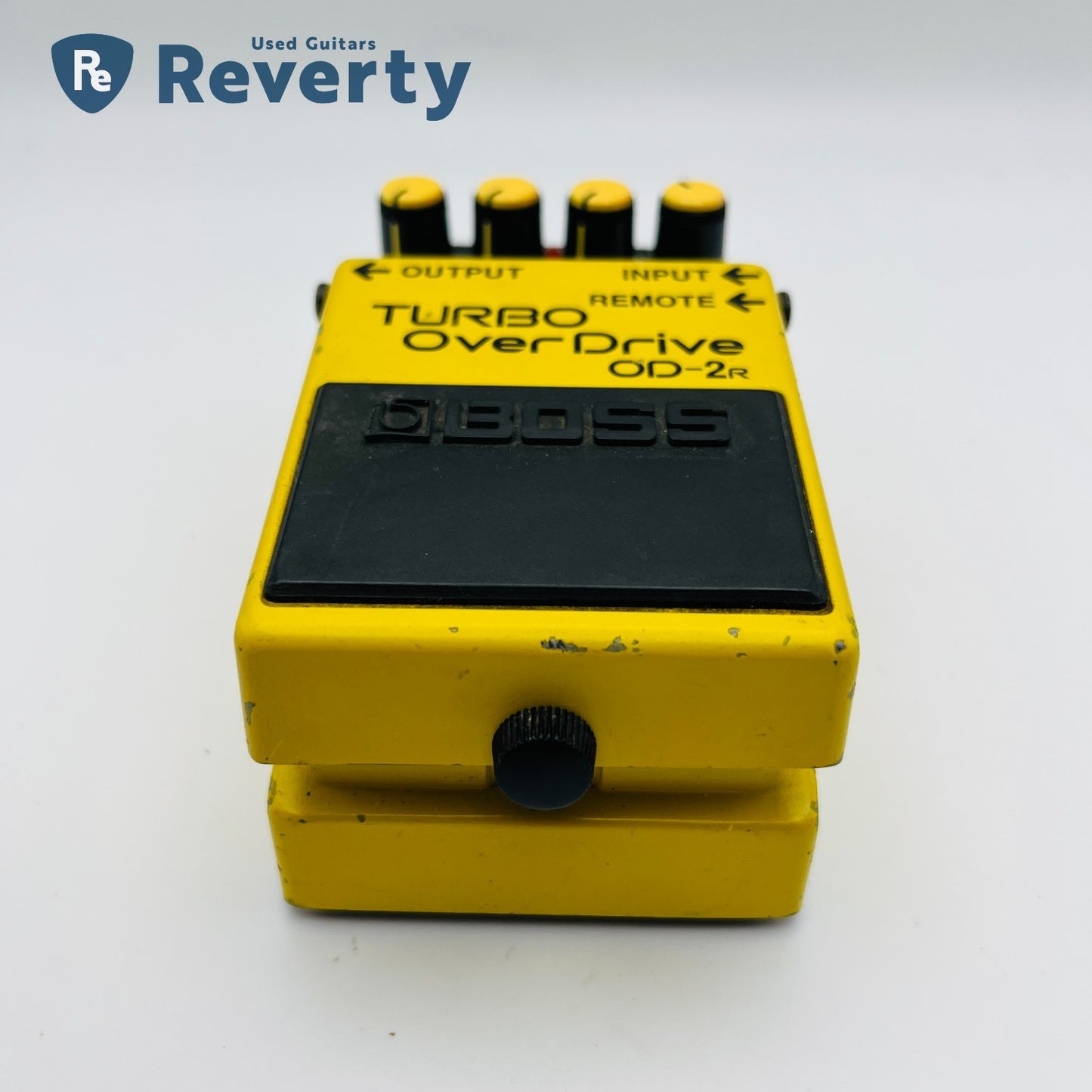 Boss Guitar Effect Pedal OD-2R Turbo OverDrive Silver Label Made in Taiwan Used