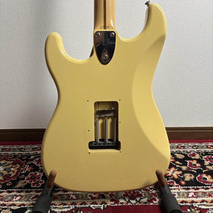 1993-94 Fender Japan ST72-53 Order Made Stratocaster Yellow White MIJ Fujigen