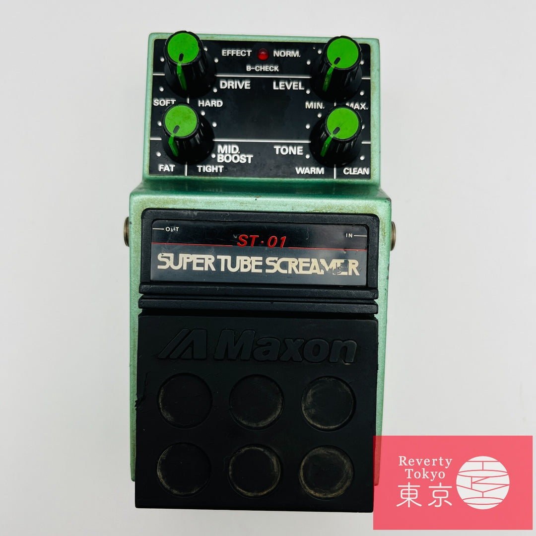 Maxon ST-01 Super Tube Screamer Guitar Effect Pedal Made in Japan Used