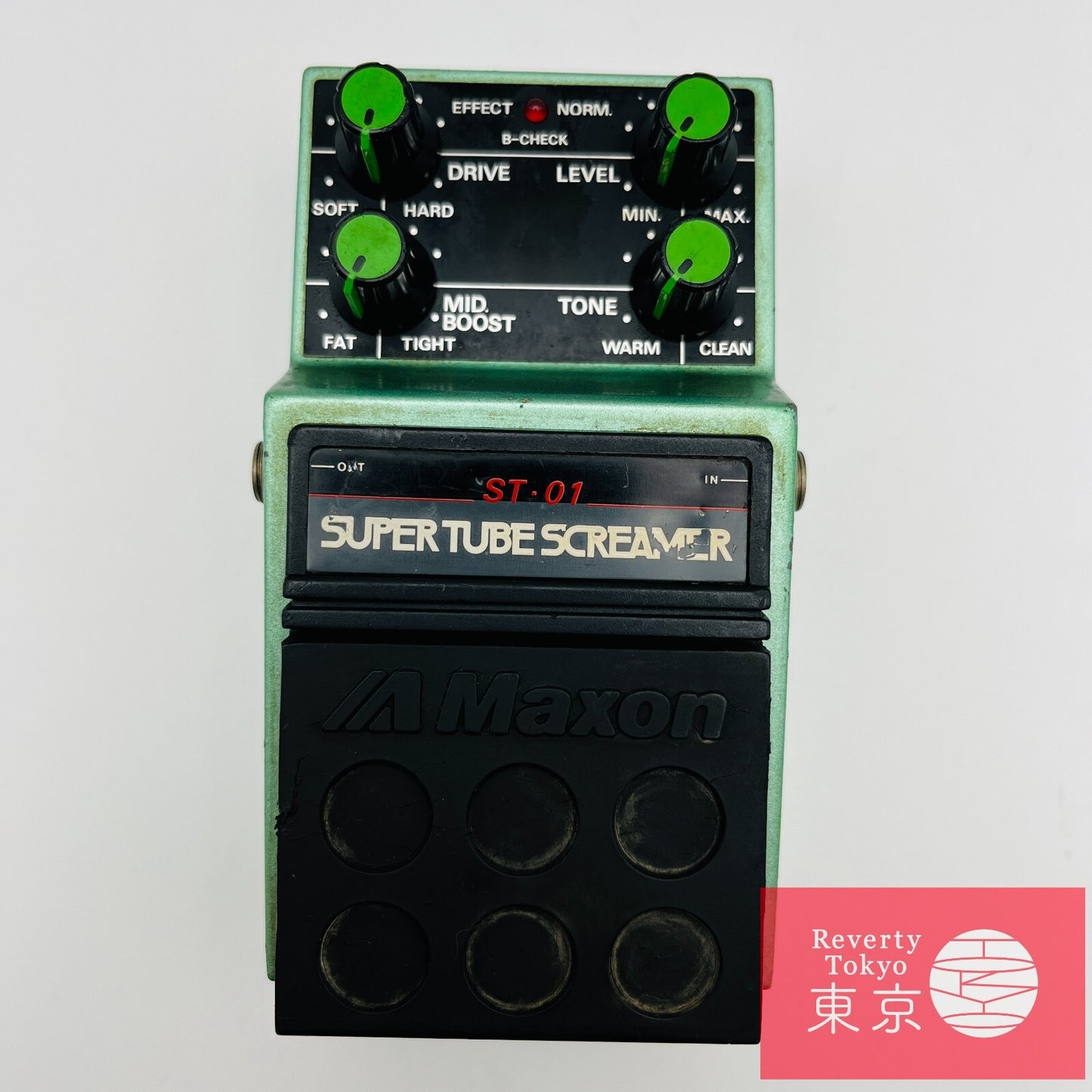 Maxon ST-01 Super Tube Screamer Guitar Effect Pedal Made in Japan Used