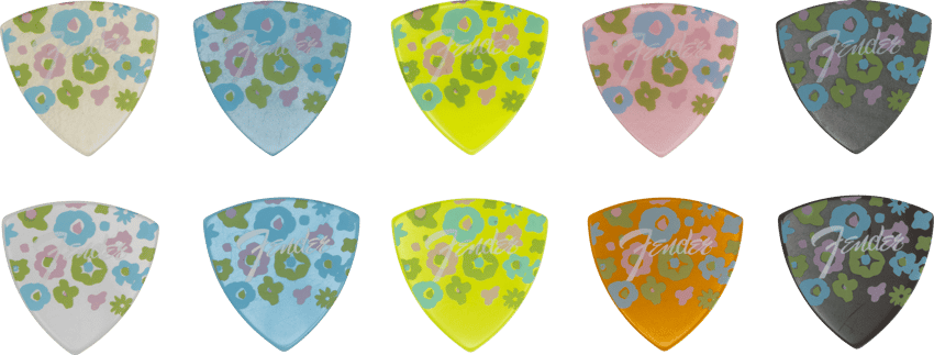 Fender Flagship Store Tokyo Limited Pick Flower Collection TIn 10 Picks Set new