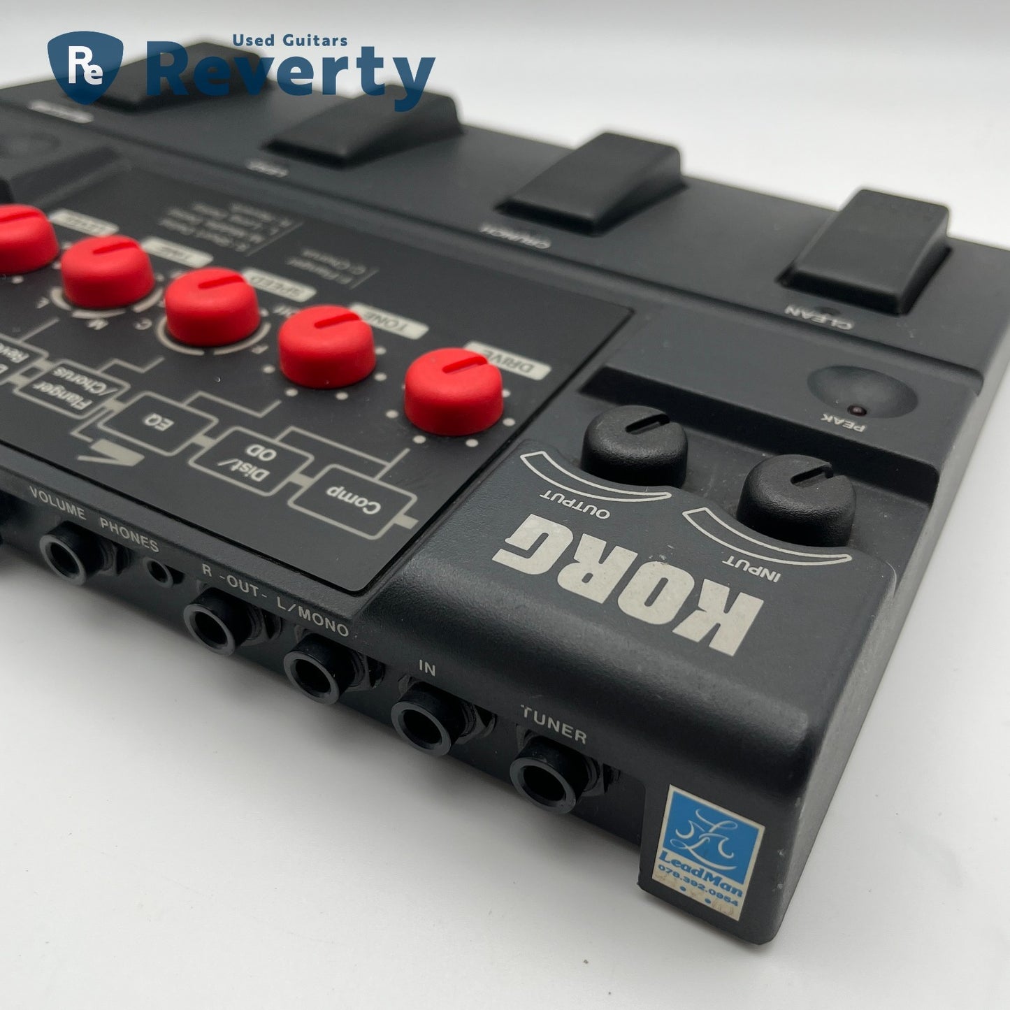 Korg G3 Guitar Multi-Effects Processor Pedal Black Made in Taiwan Used