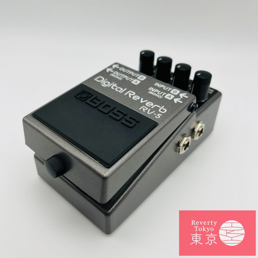 Boss RV-5 Digital Reverb Guitar Effect Pedal Made in Taiwan Used