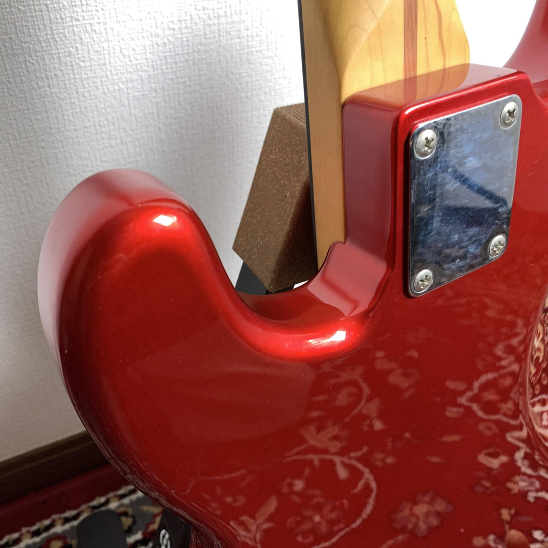 2011 CoolZ ZPB-1R P-Bass Style Candy Apple Red MIJ Fujigen CFS w/ Gig Bag
