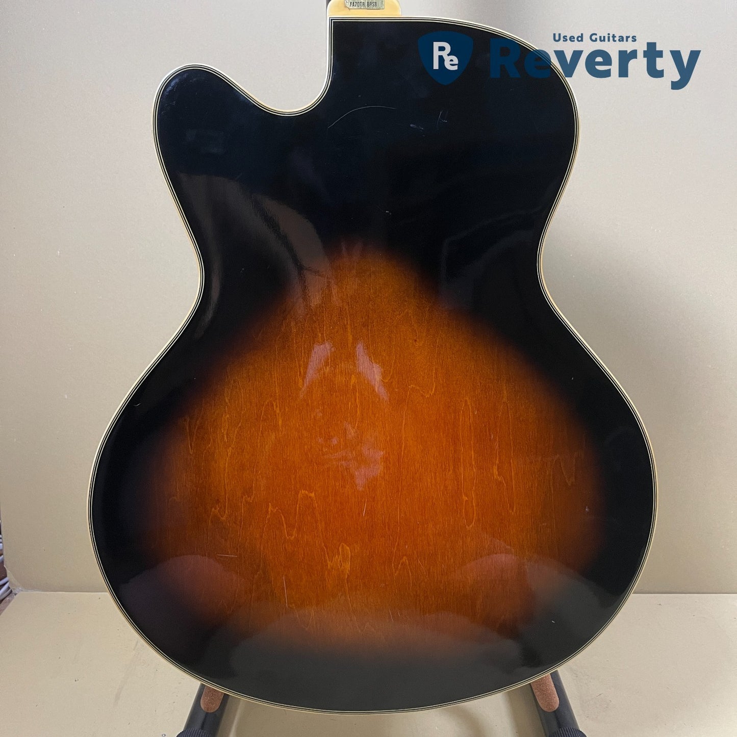 Aria Pro II FA-70TR BRSB Jazz Hollowbody Archtop electric guitar w/Hard case