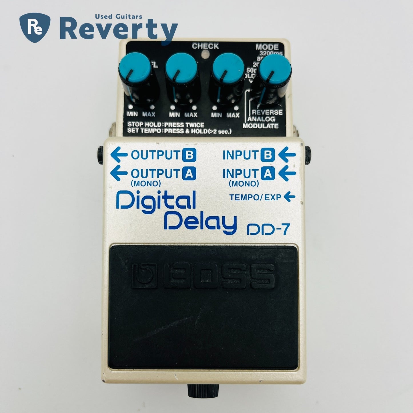 Boss DD-7 Digital Delay Guitar Effect Pedal Made in Taiwan Used