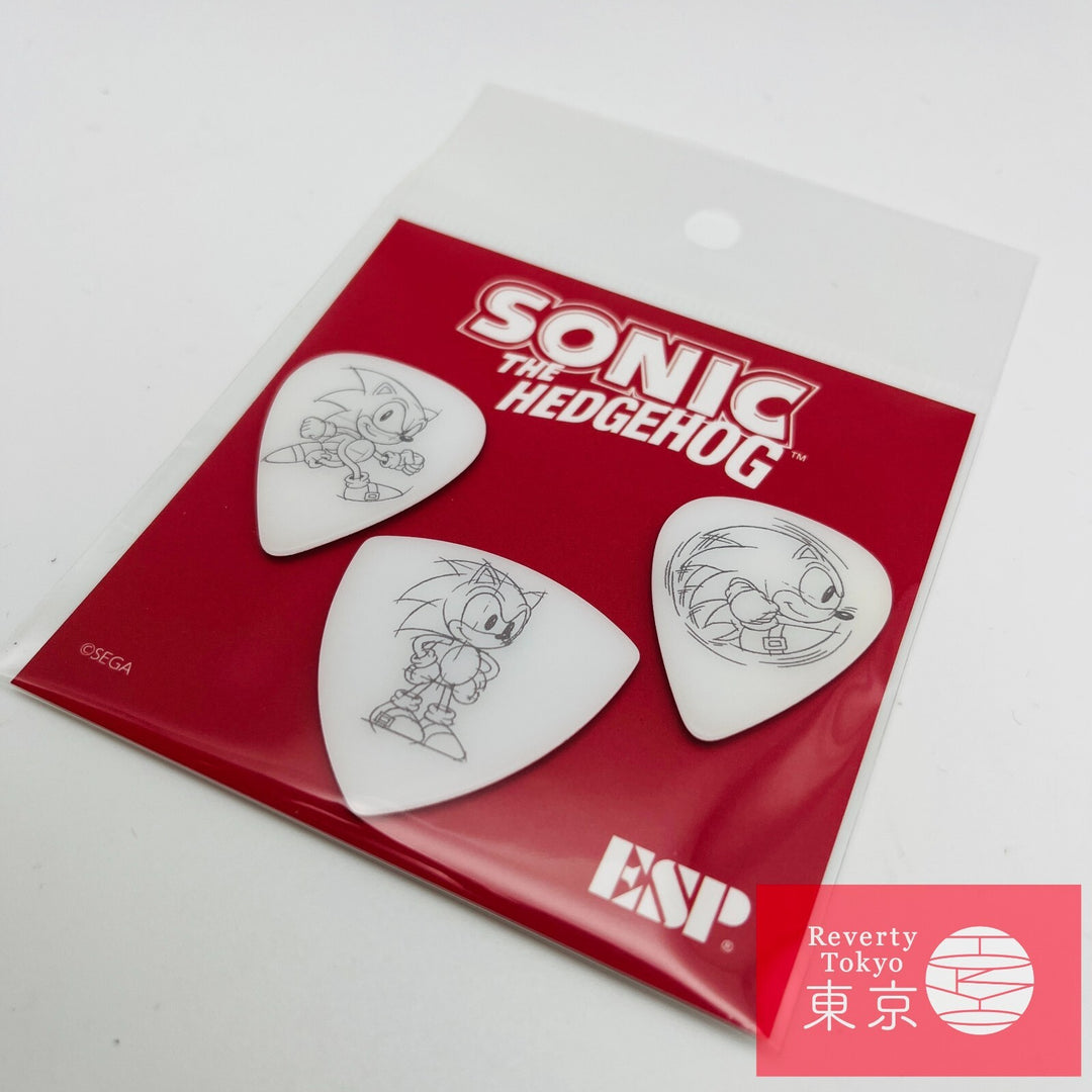 ESP Guitar Pick SONIC THE HEDGEHOG Classic Sonic Pickset Japan Limited New