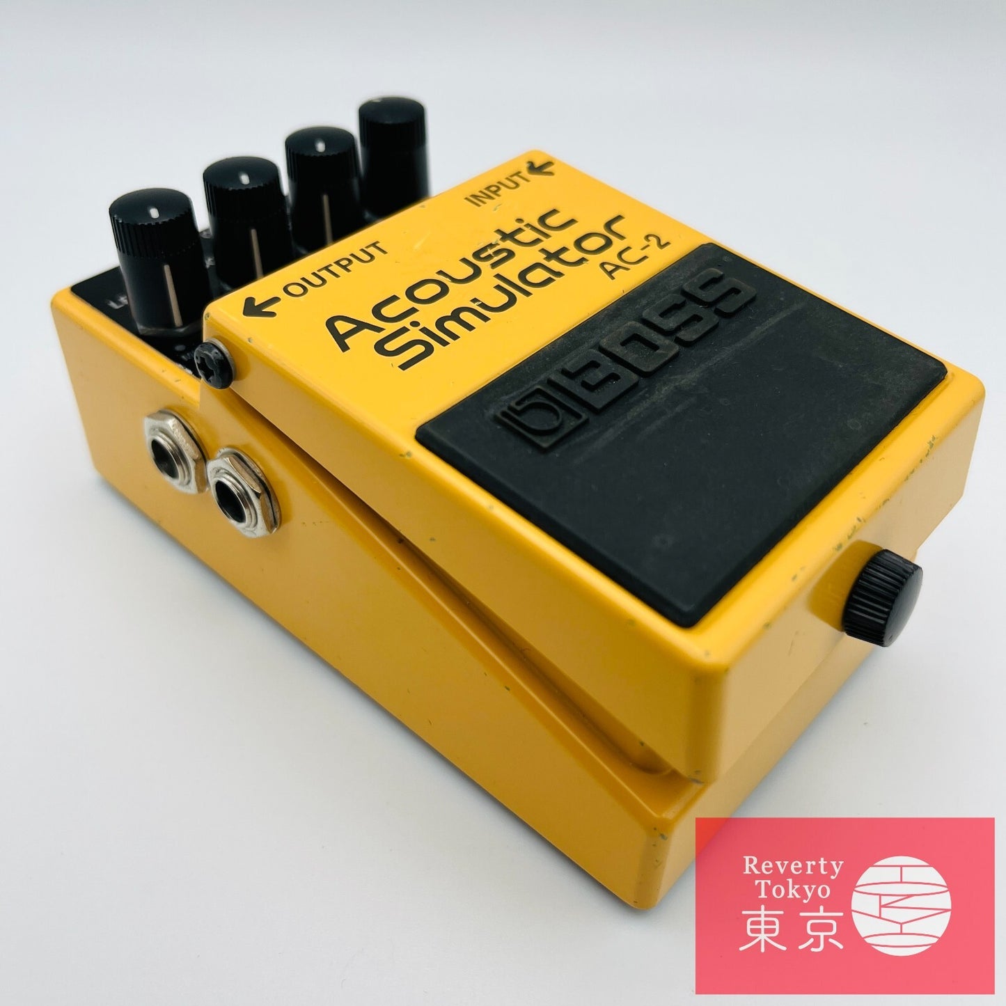 Boss AC-2 Acoustic Simulator (Silver Label) Guitar Effect Pedal with Box Used