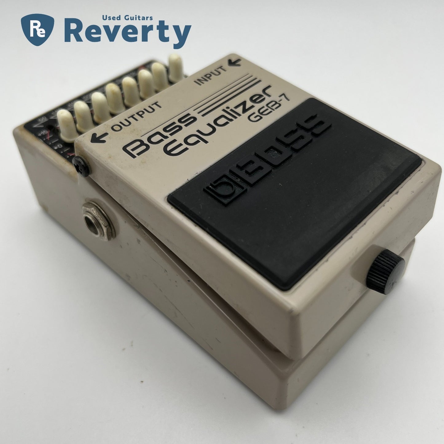 Boss GEB-7 Bass Equalizer Effect Pedal Made in Taiwan Silver Label Used