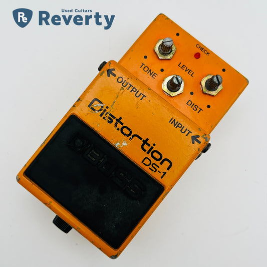 Boss DS-1 Distortion Guitar Effect Pedal Made in Taiwan Silver Label Used