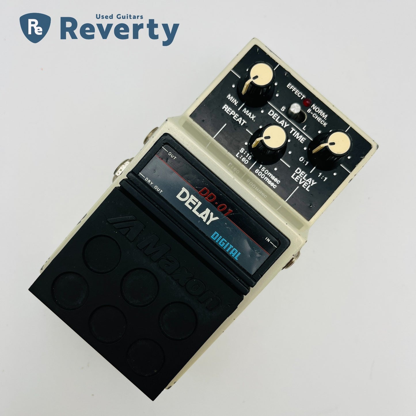 Maxon DD-01 Delay 1980s Vintage Guitar Effect Pedal Made in Japan Used