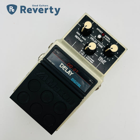 Maxon DD-01 Delay 1980s Vintage Guitar Effect Pedal Made in Japan Used