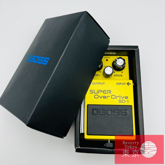 Boss SD-1 Super OverDrive Guitar Effect Pedal Made in Malaysia with Box Used