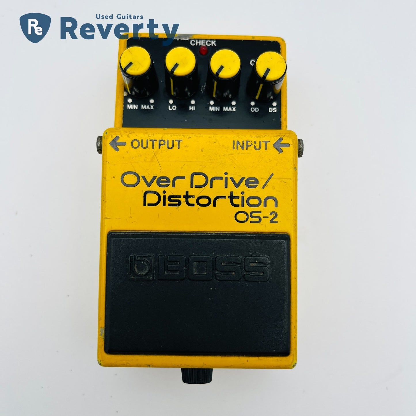 Boss OS-2 OverDrive / Distortion Guitar Effect Pedal Made in Taiwan Used