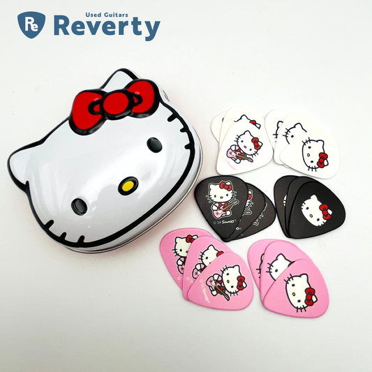 Fender × Hello Kitty Guitar Pick Tin 18 Pack Pick & Case Japan Limited New
