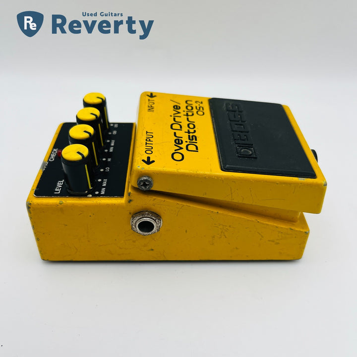 Boss OS-2 OverDrive / Distortion Guitar Effect Pedal Made in Taiwan Used