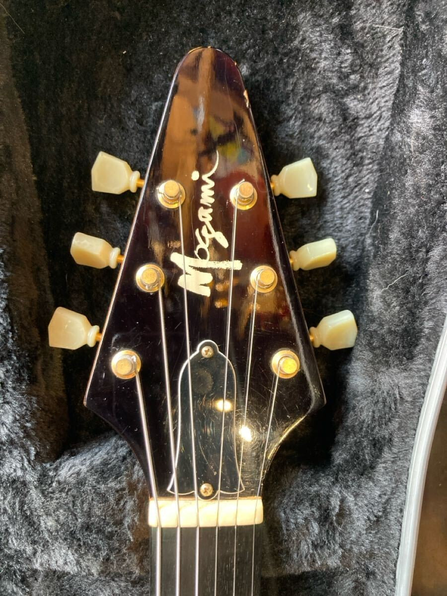 Mogami korina Frying V Type Electric Guitar 1995 Made in Japan w/SKB Hard case