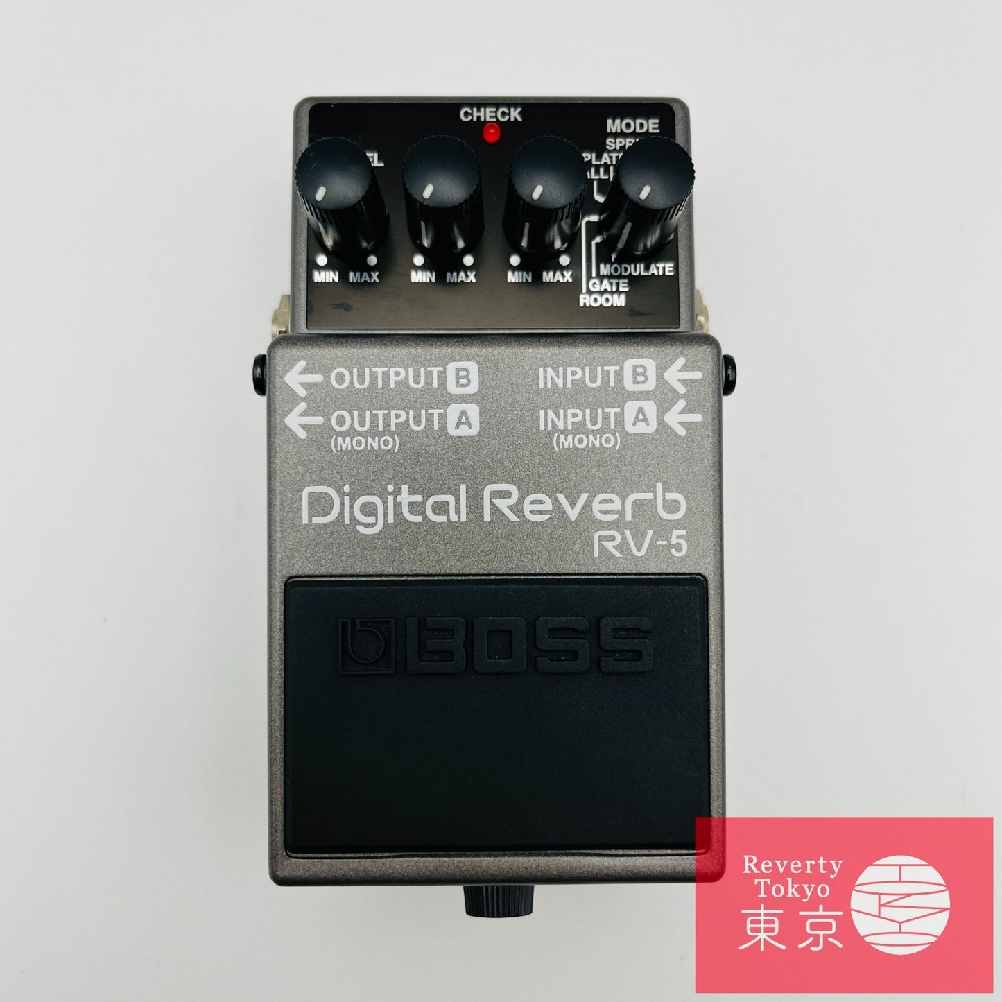 Boss RV-5 Digital Reverb Guitar Effect Pedal Made in Taiwan Used