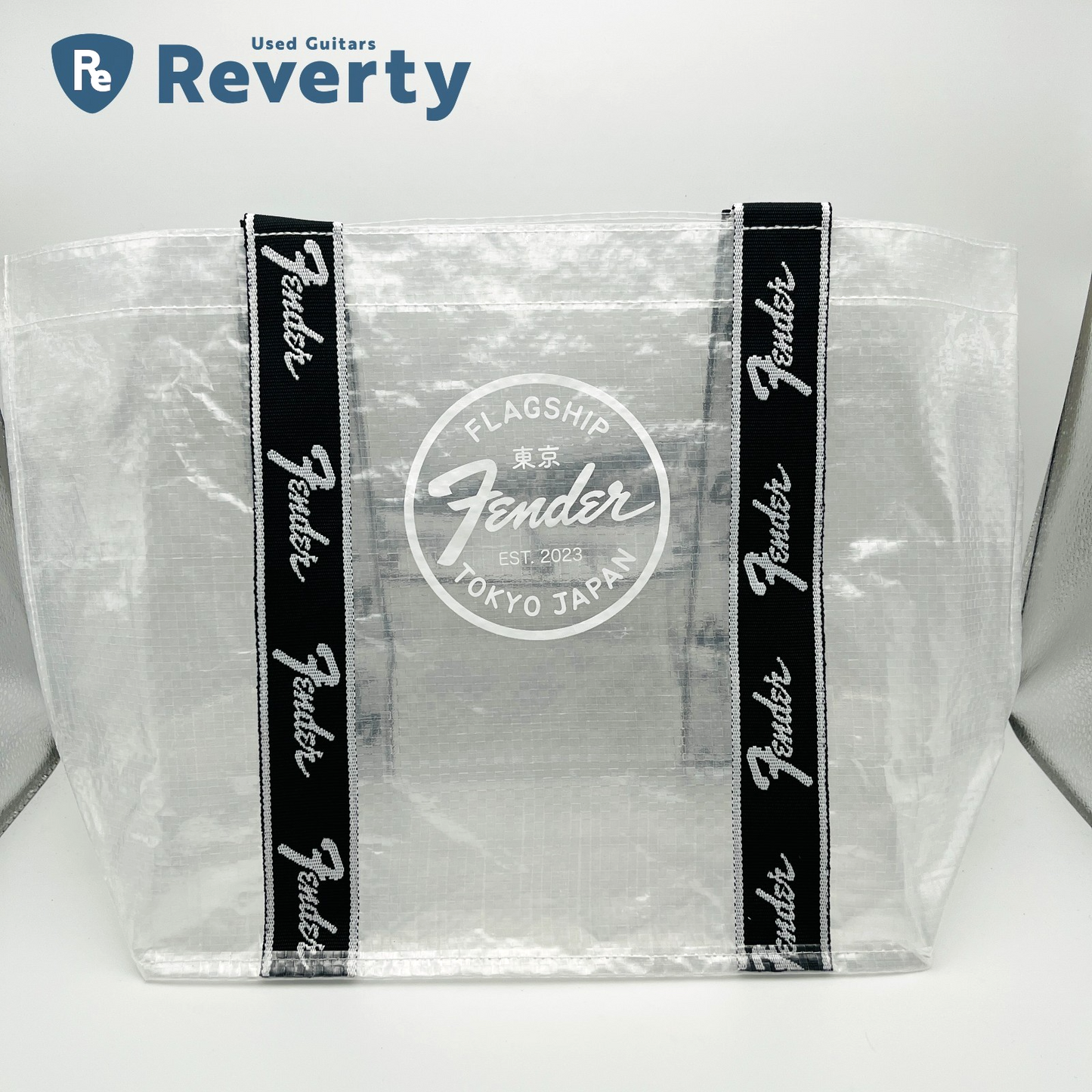 Fender Flagship Store Tokyo Limited Clear Eco Shopper Tote Bag Japan Brand New