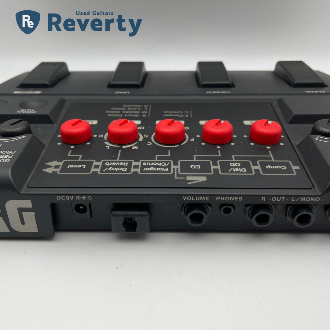 Korg G3 Guitar Multi-Effects Processor Pedal Black Made in Taiwan Used