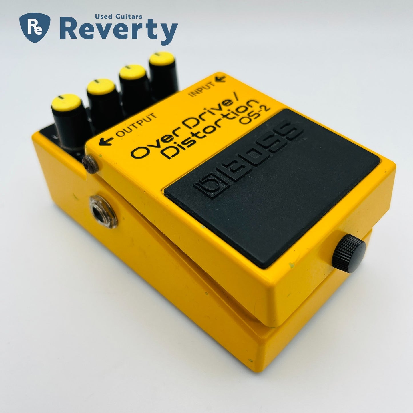 Boss Guitar Effect Pedal OS-2 OverDrive/Distortion Silver Label Made in Taiwan