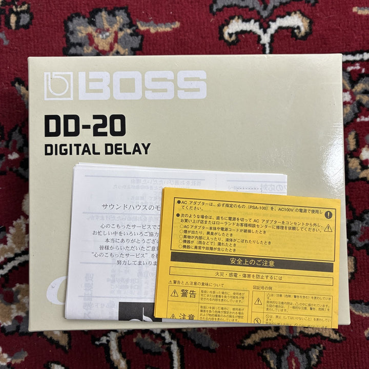 BOSS DD-20 Giga Delay Digital Delay Guitar Pedal 23sec Loop w/ Original Box