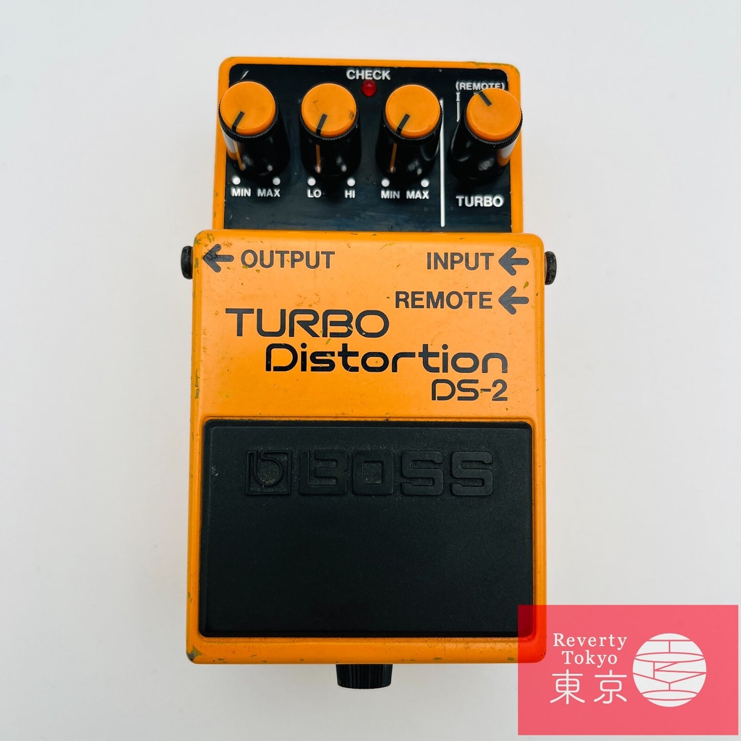 Boss DS-2 Turbo Distortion Guitar Effect Pedal Made in Taiwan Silver Label Used