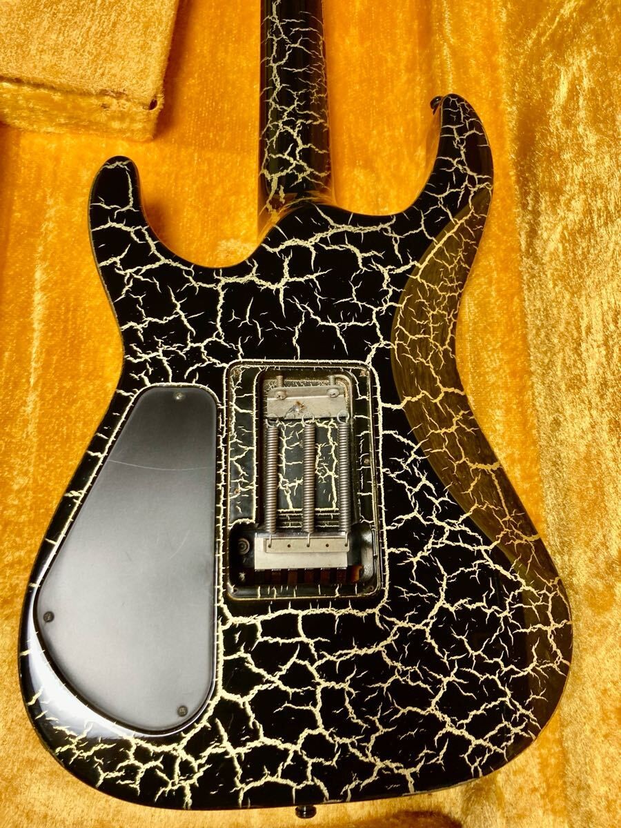 Charvel SL-145 Circa Soloist Gold Crackle Made in Japan Guitar w/ Hard Case
