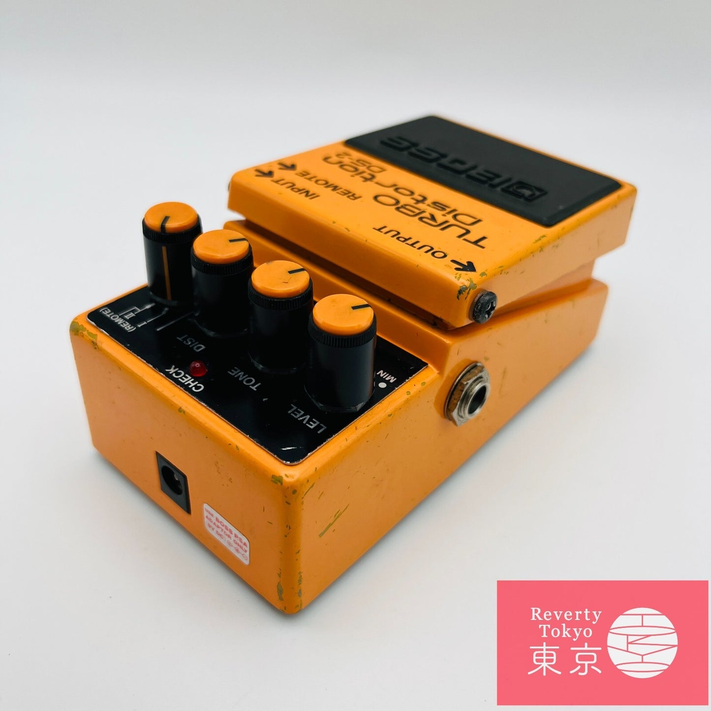 Boss DS-2 Turbo Distortion Guitar Effect Pedal Made in Taiwan Silver Label Used