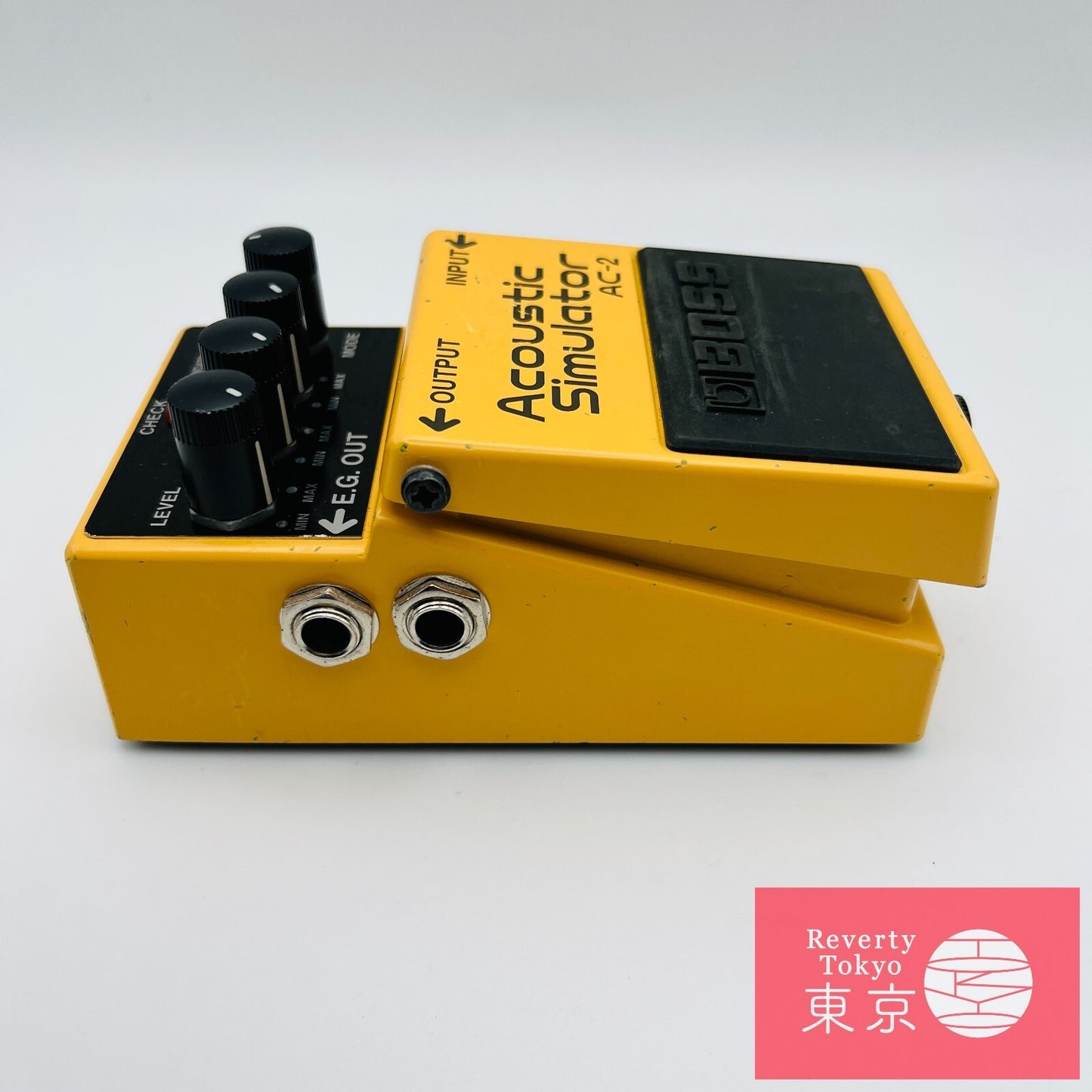 Boss AC-2 Acoustic Simulator (Silver Label) Guitar Effect Pedal with Box Used