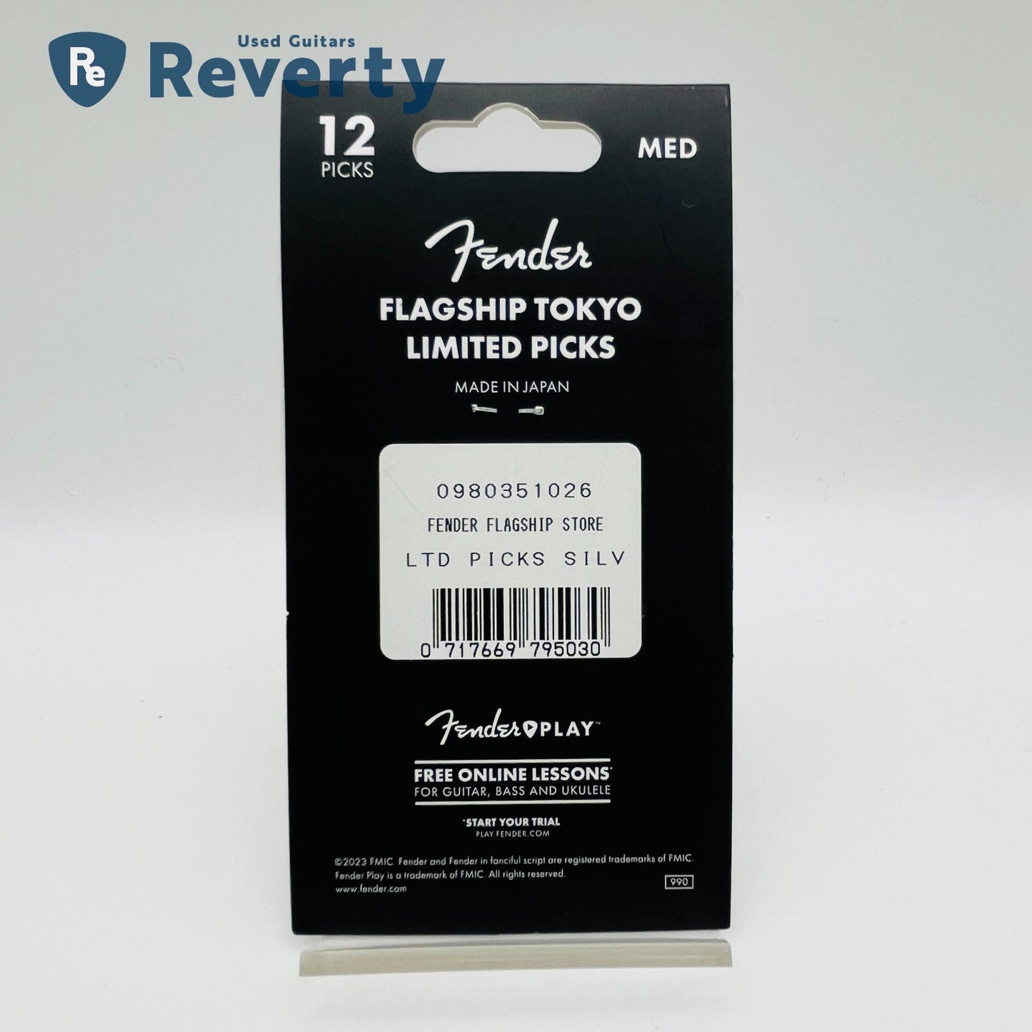 Fender Flagship Tokyo Limited Guitar Picks Black White 12 pcs set Made in Japan