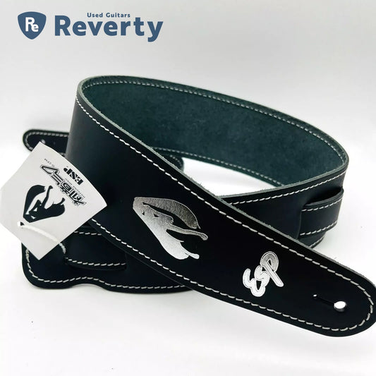 ESP ES-S-70 Miku Hatsune Model Leather Guitar Strap Black Genuine Products New