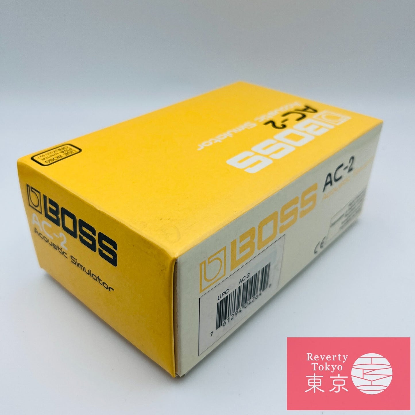 Boss AC-2 Acoustic Simulator (Silver Label) Guitar Effect Pedal with Box Used