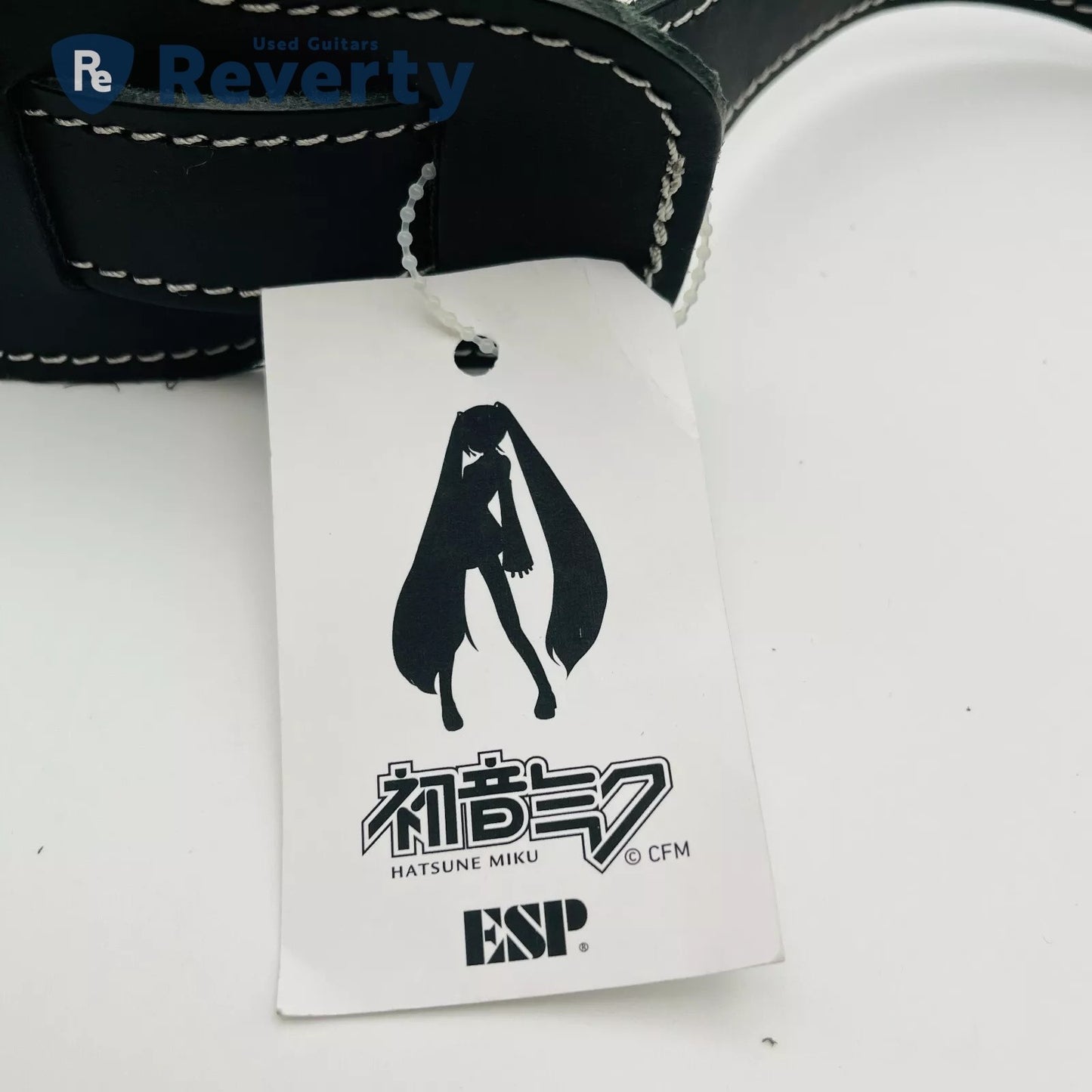 ESP ES-S-70 Miku Hatsune Model Leather Guitar Strap Black Genuine Products New