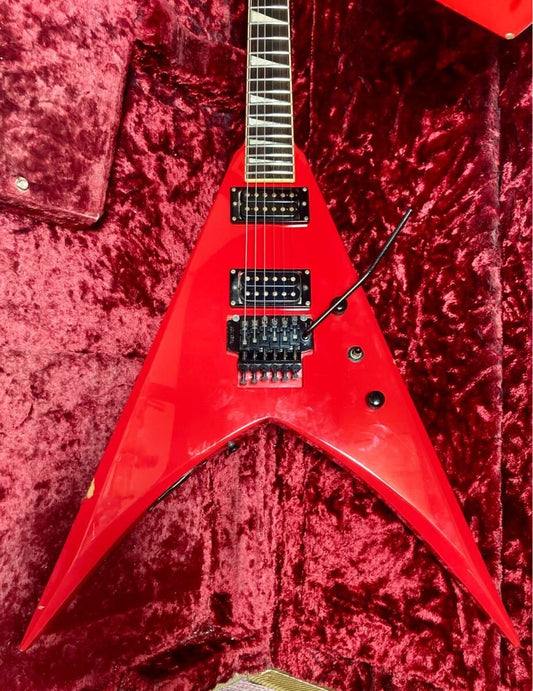 Edwards / ESP King V Flying V Model Red 3.6kg Locking Tremolo Used
