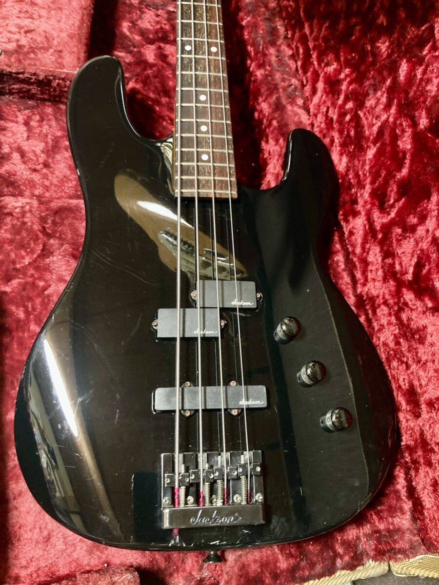 Charvel Model-2B Black PJ Style Electric Bass Guitar Used