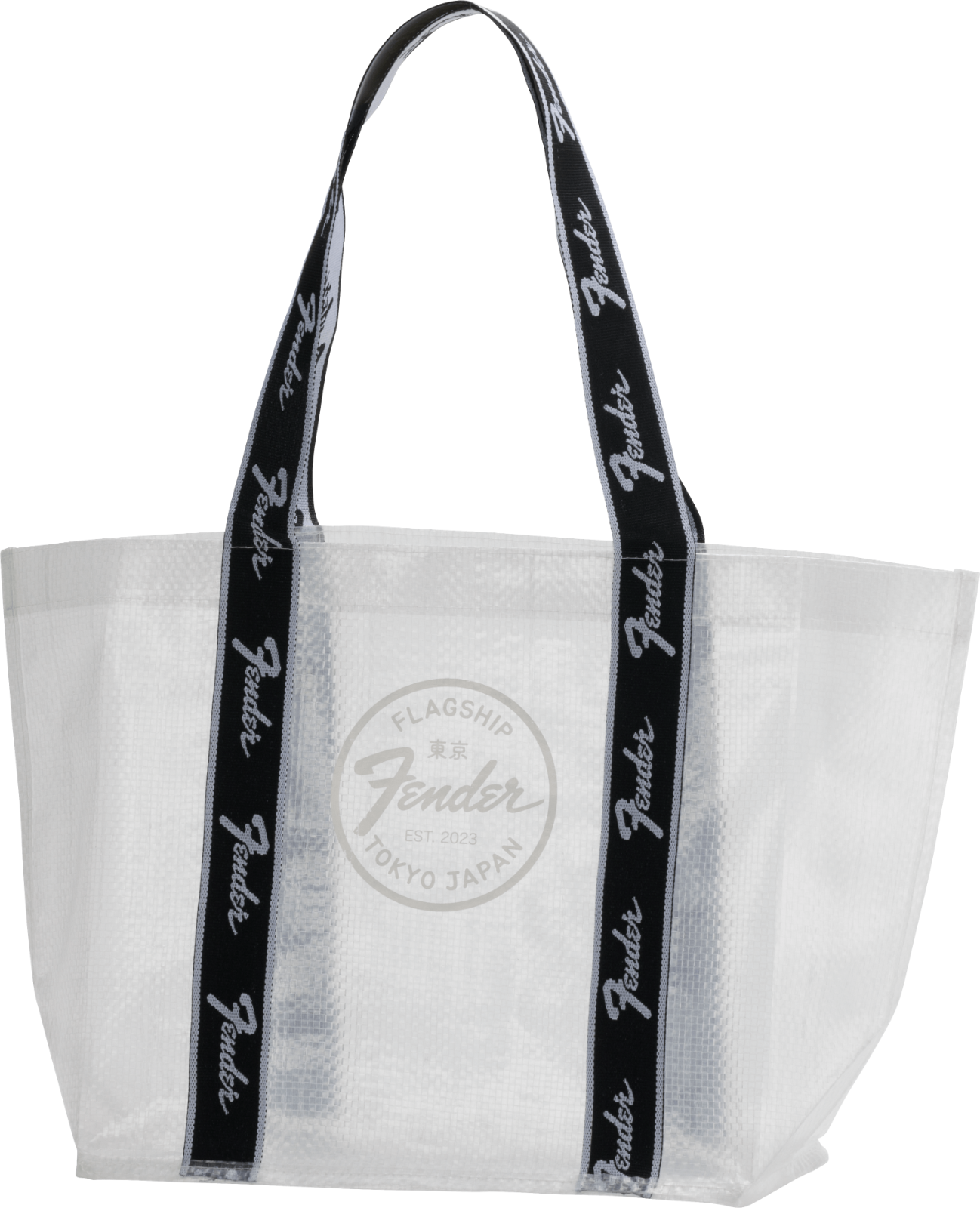 Fender Flagship Store Tokyo Limited Clear Eco Shopper Tote Bag Japan Brand New