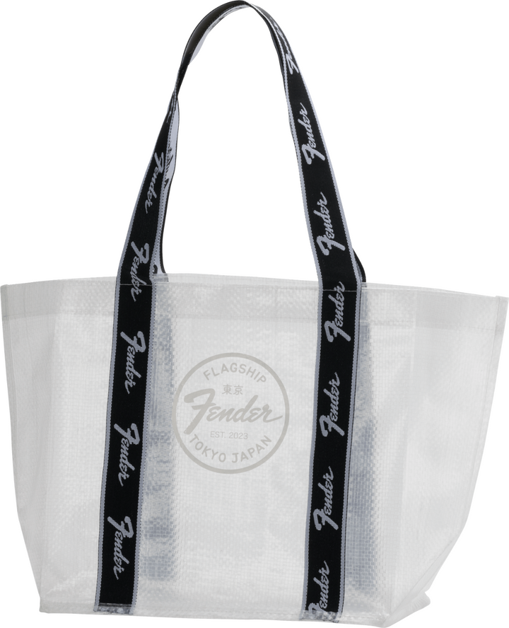 Fender Flagship Store Tokyo Limited Clear Eco Shopper Tote Bag Japan Brand New